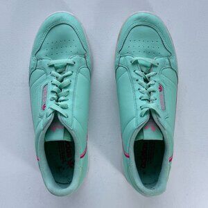 Adidas Originals Continental 80 Leather Sneakers Mint/Pink Retro Size 11